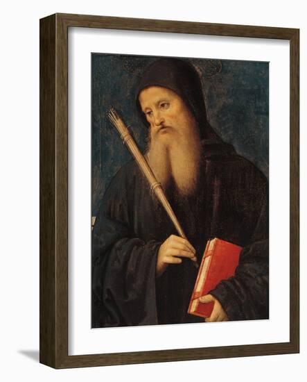 St. Benedict-Pietro Perugino-Framed Giclee Print