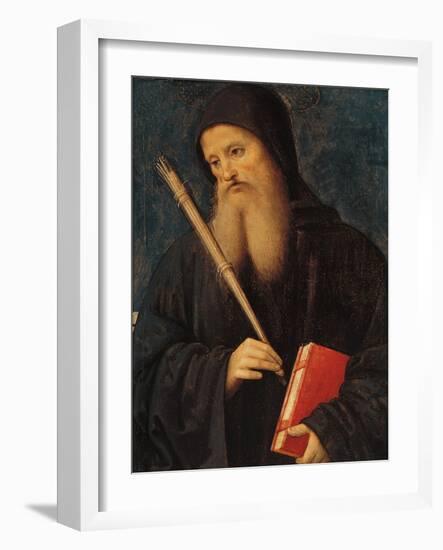 St. Benedict-Pietro Perugino-Framed Giclee Print