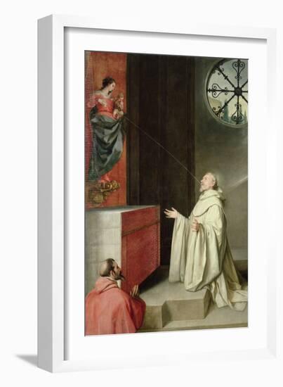 St. Bernard and the Virgin-Alonso Cano-Framed Giclee Print