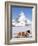 St. Bernard Dog and Matterhorn From Atop Gornergrat, Switzerland, Europe-Michael DeFreitas-Framed Photographic Print