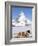 St. Bernard Dog and Matterhorn From Atop Gornergrat, Switzerland, Europe-Michael DeFreitas-Framed Photographic Print