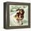 St Bernard Dog-McConnell-Framed Premier Image Canvas