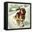 St Bernard Dog-McConnell-Framed Premier Image Canvas