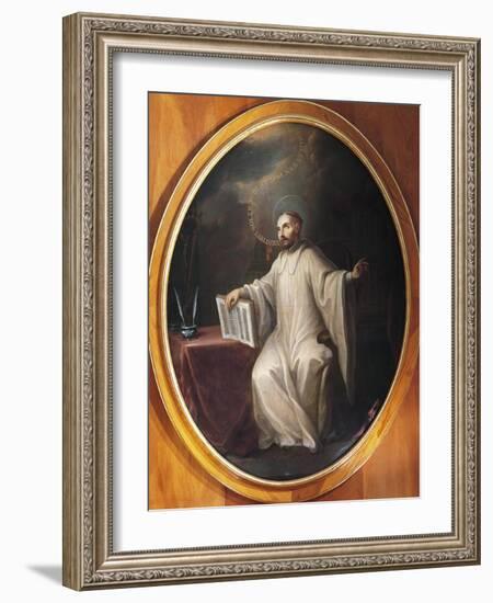 St Bernard of Clairvaux-Miguel Cabrera-Framed Giclee Print