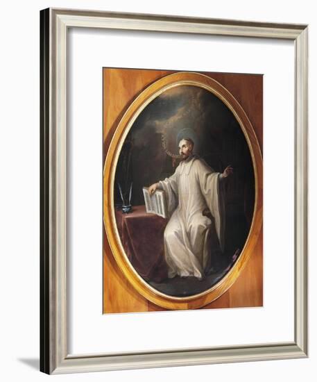 St Bernard of Clairvaux-Miguel Cabrera-Framed Giclee Print