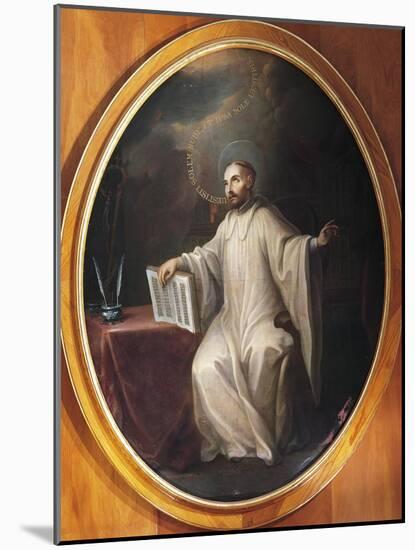 St Bernard of Clairvaux-Miguel Cabrera-Mounted Giclee Print