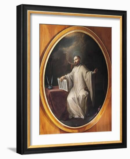 St Bernard of Clairvaux-Miguel Cabrera-Framed Giclee Print