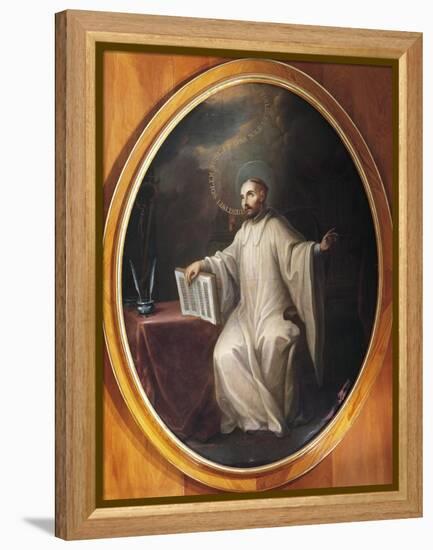 St Bernard of Clairvaux-Miguel Cabrera-Framed Premier Image Canvas