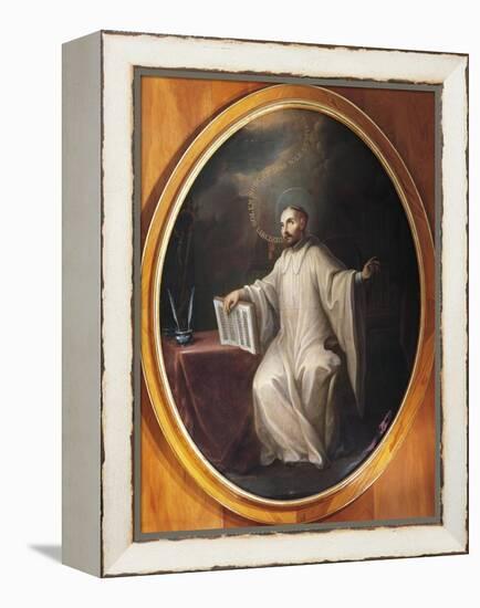 St Bernard of Clairvaux-Miguel Cabrera-Framed Premier Image Canvas