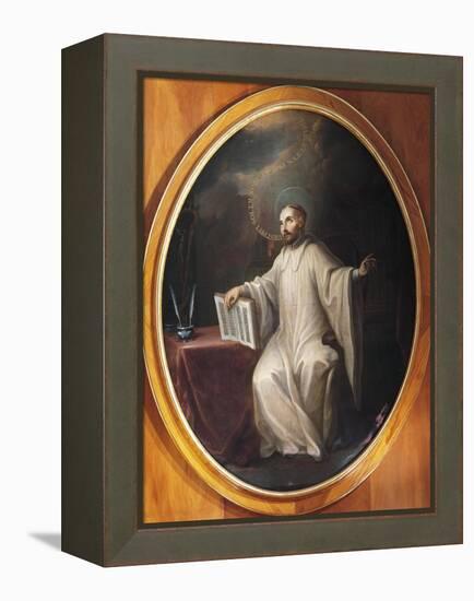 St Bernard of Clairvaux-Miguel Cabrera-Framed Premier Image Canvas