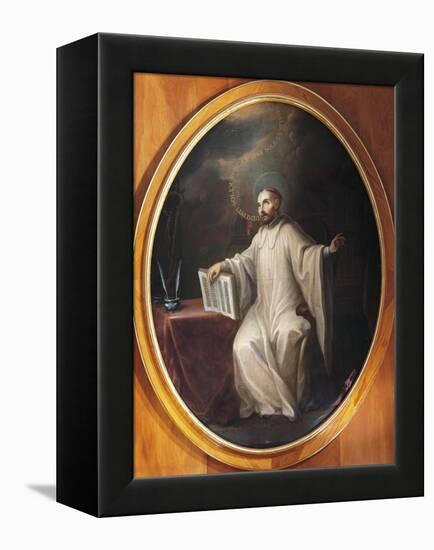 St Bernard of Clairvaux-Miguel Cabrera-Framed Premier Image Canvas