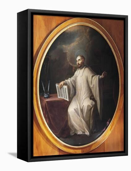 St Bernard of Clairvaux-Miguel Cabrera-Framed Premier Image Canvas