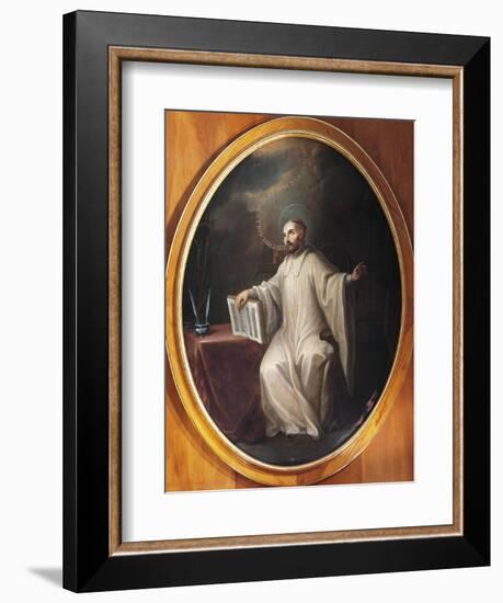 St Bernard of Clairvaux-Miguel Cabrera-Framed Giclee Print