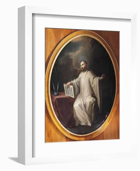 St Bernard of Clairvaux-Miguel Cabrera-Framed Giclee Print