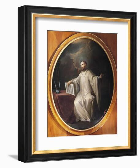 St Bernard of Clairvaux-Miguel Cabrera-Framed Giclee Print