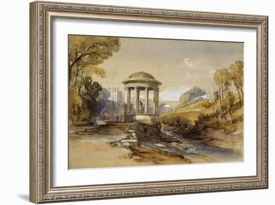 St Bernard's Well, Water of Leith, near Edinburgh, Scotland-William Leighton Leitch-Framed Giclee Print