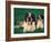 St. Bernard with Puppy in Grass-Adriano Bacchella-Framed Photographic Print