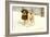 St. Bernard with Rescue Keg-null-Framed Art Print