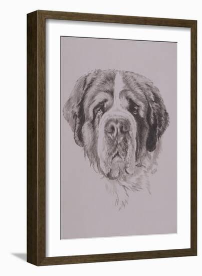 St. Bernard-Barbara Keith-Framed Giclee Print