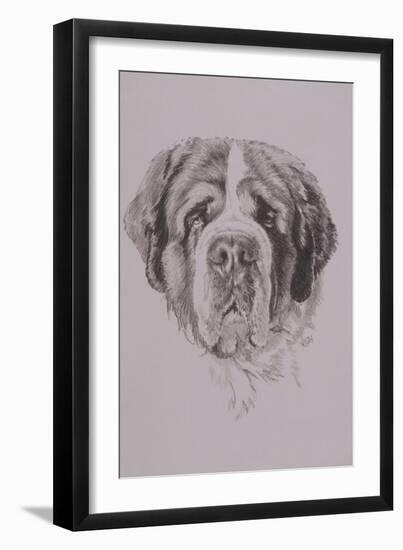 St. Bernard-Barbara Keith-Framed Giclee Print