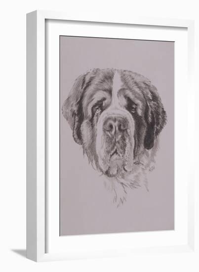 St. Bernard-Barbara Keith-Framed Giclee Print