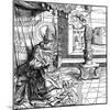 St Boniface, Bishop-null-Mounted Art Print