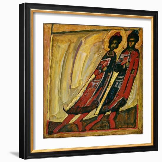 St. Boris and St. Gleb, 1989-Alek Rapoport-Framed Giclee Print