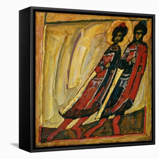 St. Boris and St. Gleb, 1989-Alek Rapoport-Framed Premier Image Canvas