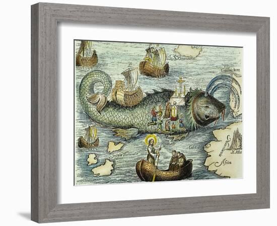 St. Brendan: Mass-null-Framed Giclee Print