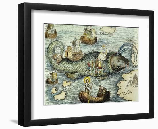 St. Brendan: Mass-null-Framed Giclee Print