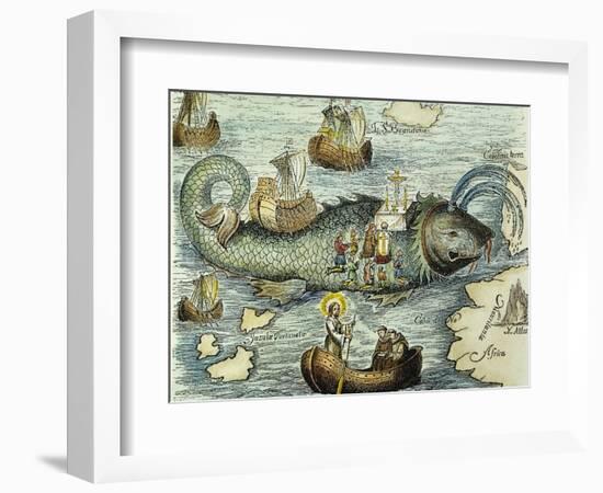 St. Brendan: Mass-null-Framed Giclee Print