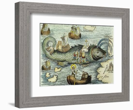 St. Brendan: Mass-null-Framed Premium Giclee Print