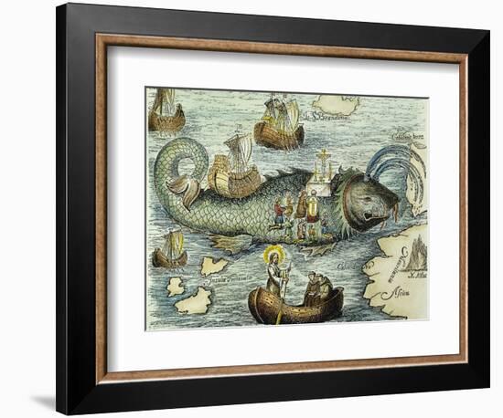 St. Brendan: Mass-null-Framed Premium Giclee Print