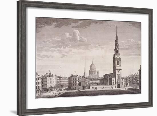 St Bride, London, 1753-James B Allen-Framed Giclee Print