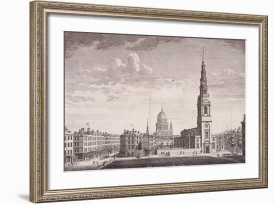 St Bride, London, 1753-James B Allen-Framed Giclee Print