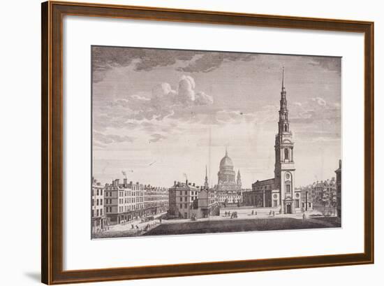 St Bride, London, 1753-James B Allen-Framed Giclee Print