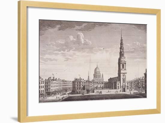 St Bride, London, 1753-James B Allen-Framed Giclee Print