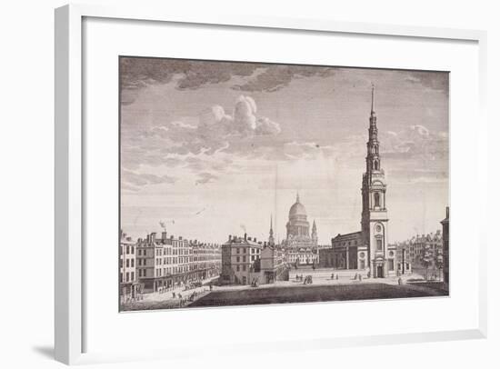 St Bride, London, 1753-James B Allen-Framed Giclee Print