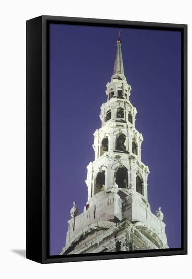 St. Bride's Church, London-null-Framed Premier Image Canvas