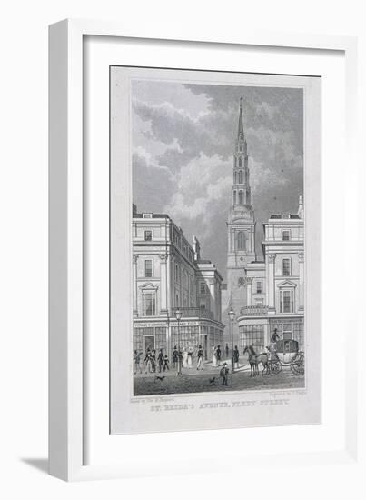 St Brides Avenue, London, 1829-James Tingle-Framed Giclee Print
