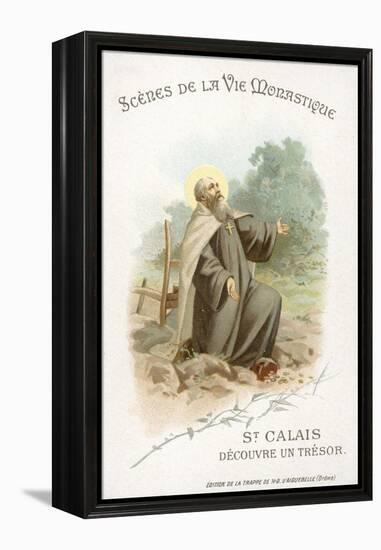St Calais Discovers Treasure-null-Framed Premier Image Canvas