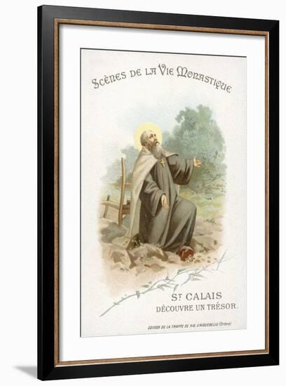 St Calais Discovers Treasure-null-Framed Giclee Print