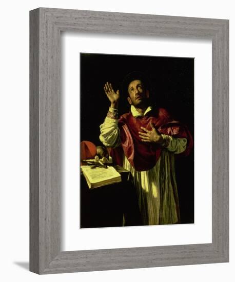 St. Carlo Borromeo, circa 1610-Orazio Borgianni-Framed Giclee Print