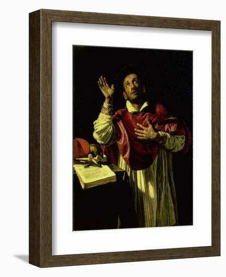 St. Carlo Borromeo, circa 1610-Orazio Borgianni-Framed Giclee Print