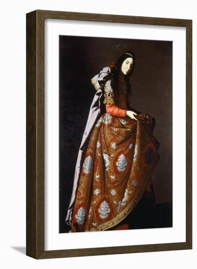 St Casilda, 1630-1635-Francisco de Zurbaran-Framed Giclee Print