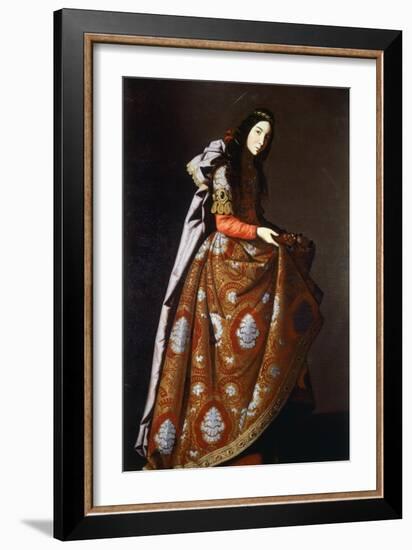 St Casilda, 1630-1635-Francisco de Zurbaran-Framed Giclee Print