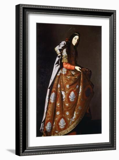 St Casilda, 1630-1635-Francisco de Zurbaran-Framed Giclee Print