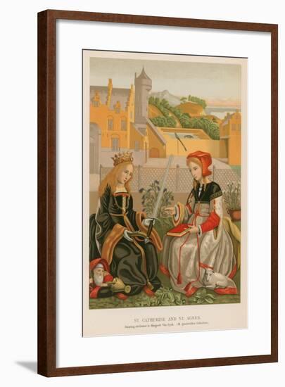 St. Catherine and St. Agnes-null-Framed Giclee Print