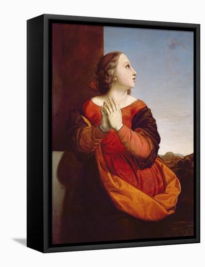 St. Catherine, C.1840 (Panel)-William Dyce-Framed Premier Image Canvas