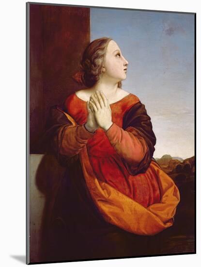 St. Catherine, C.1840 (Panel)-William Dyce-Mounted Giclee Print